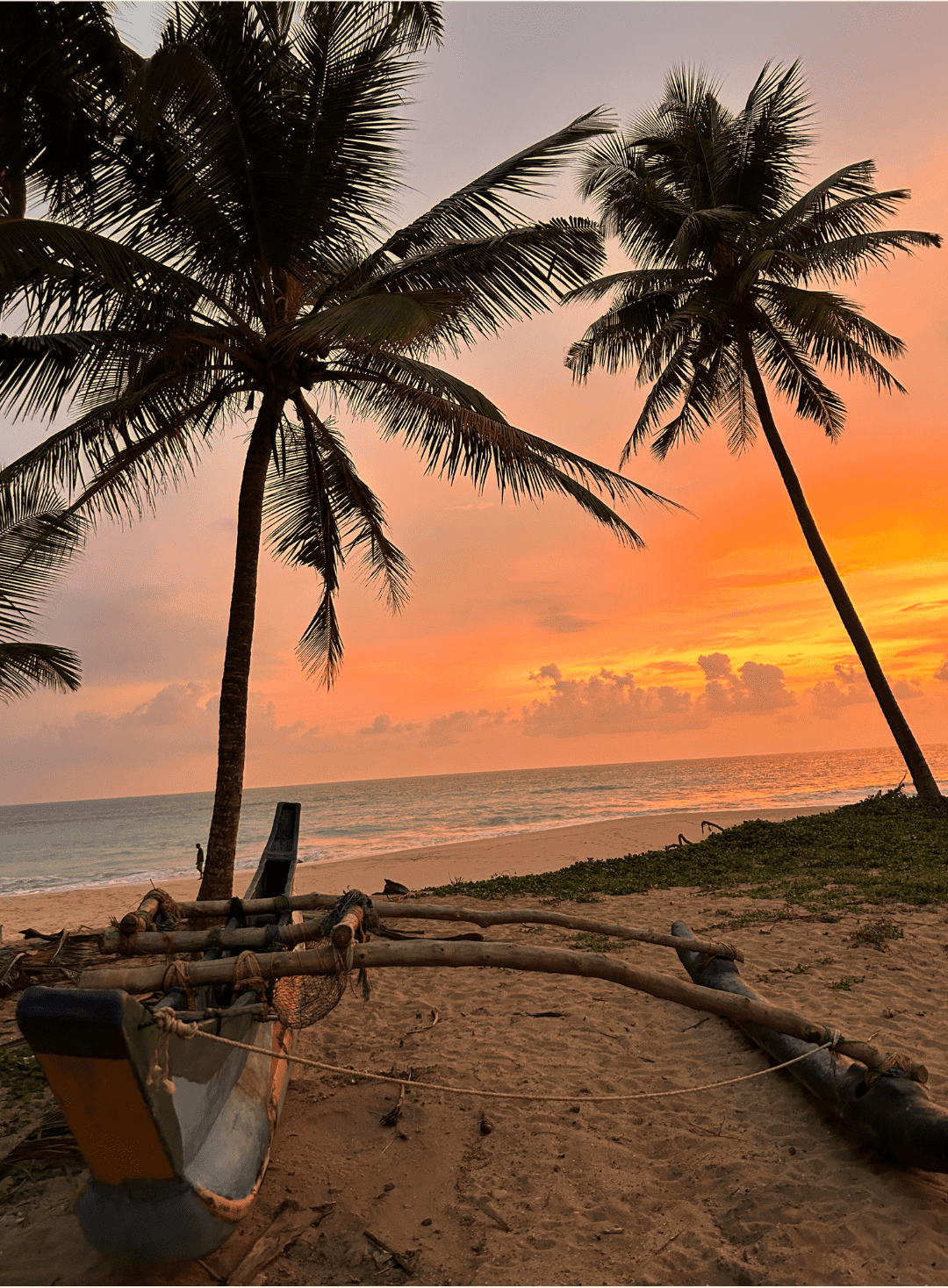 Tramonto in Sri Lanka